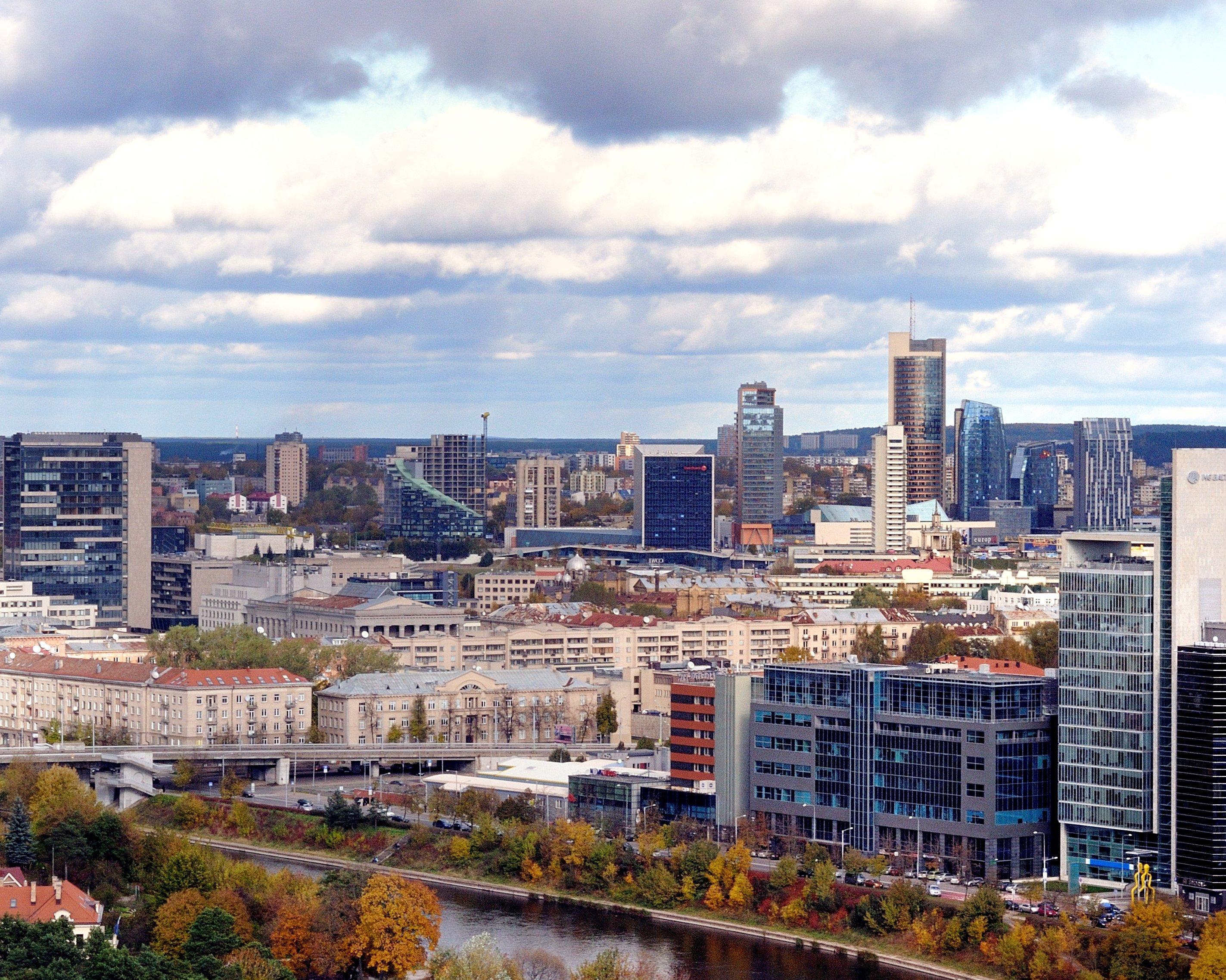 Vilnius Park Plaza Hotel, Restaurant & Terrace, Panorama Bar, Conference & Banquet Center Bagian luar foto